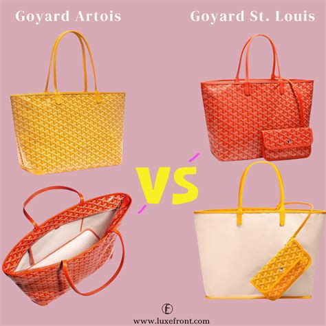 goyard artois quality|goyard artois vs st louis.